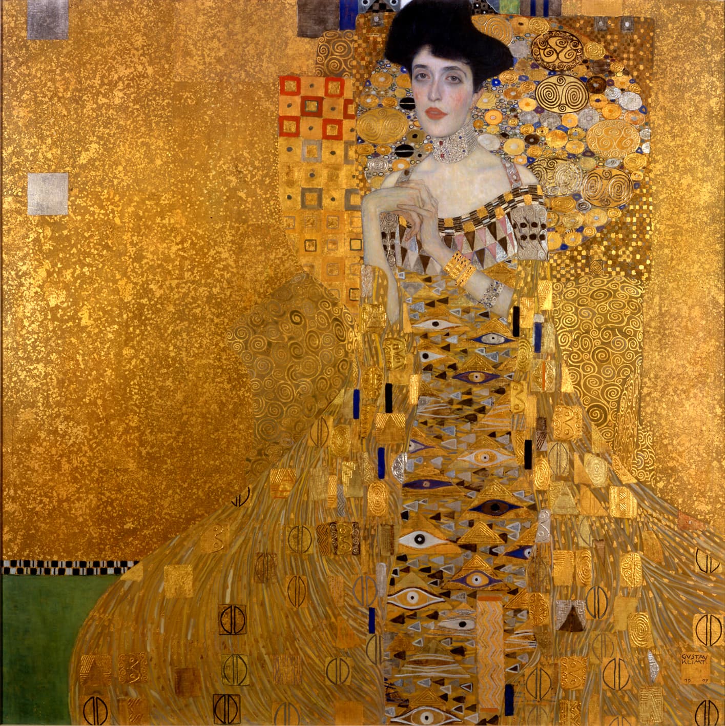 Adele Bloch-Bauer I - Gustav Klimt (1907)